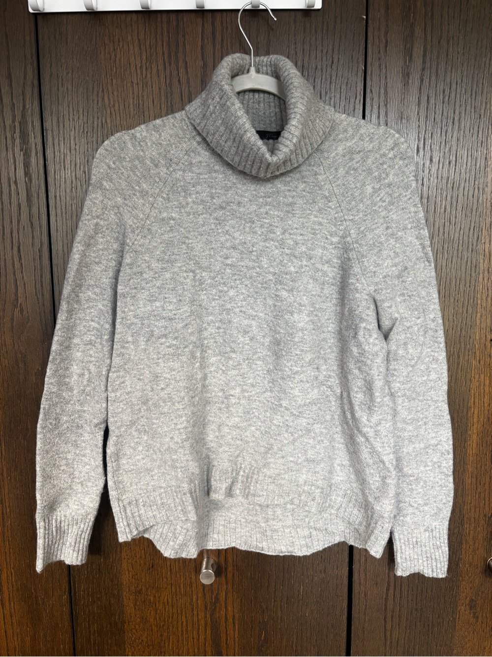 J. Crew Light Gray Turtle Neck Sweater